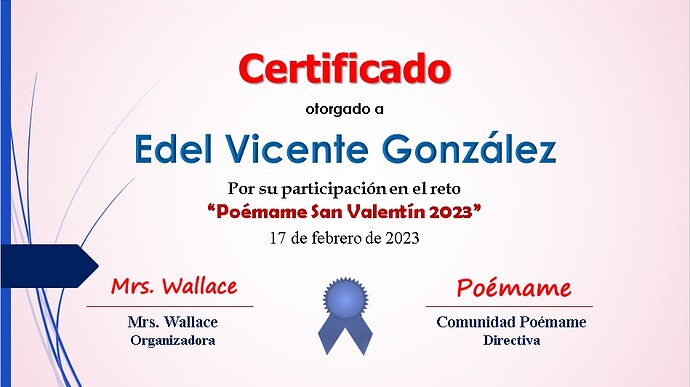 Edel Vicente González - Sábado 18-02-2023