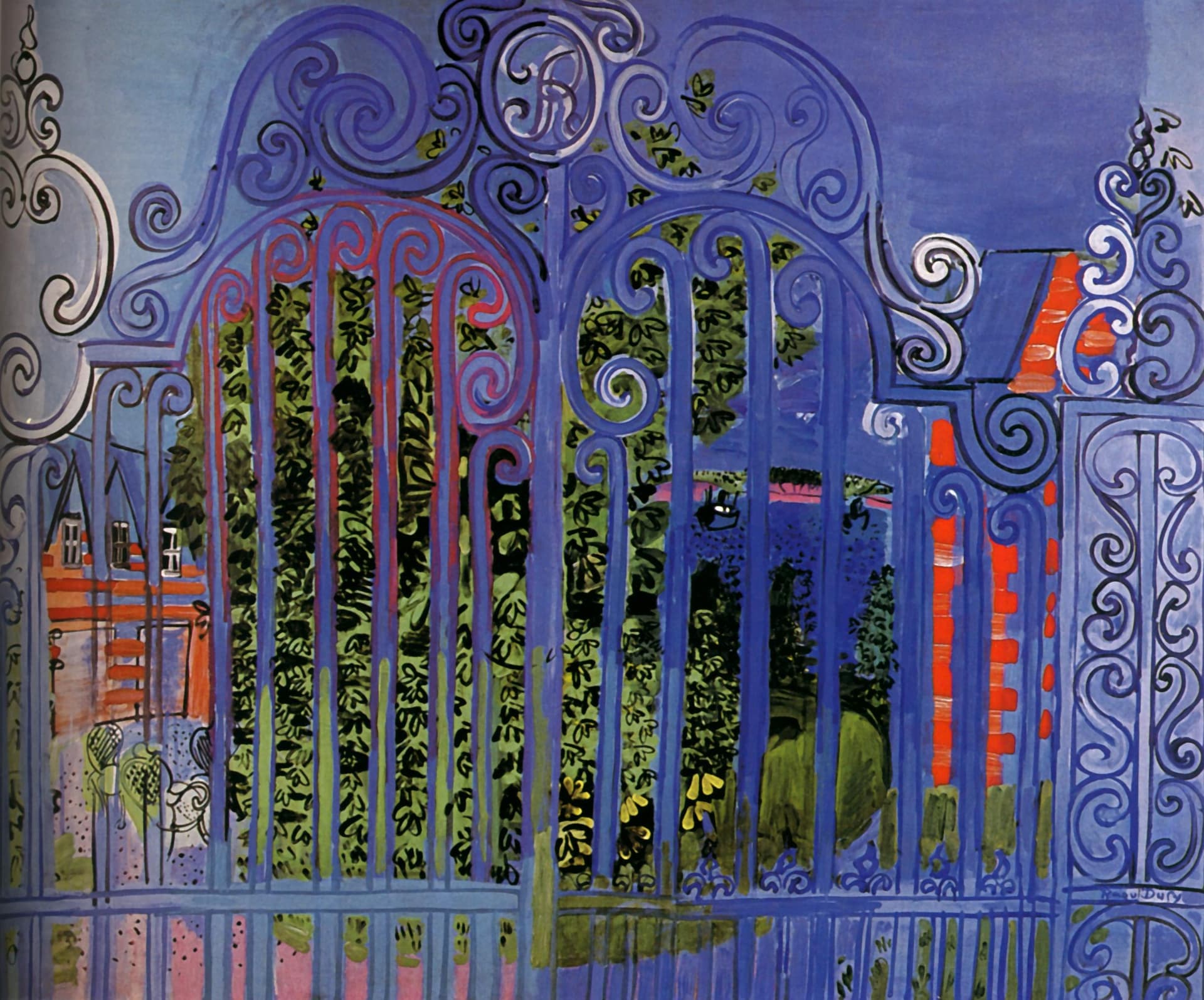 'La reja' (1930) del pintor fauvista Raoul Dufy.