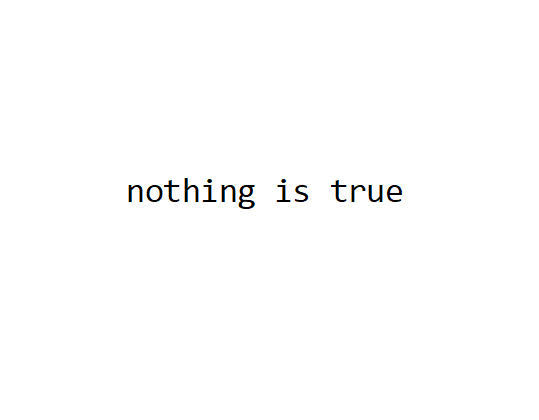 not true and yet...
